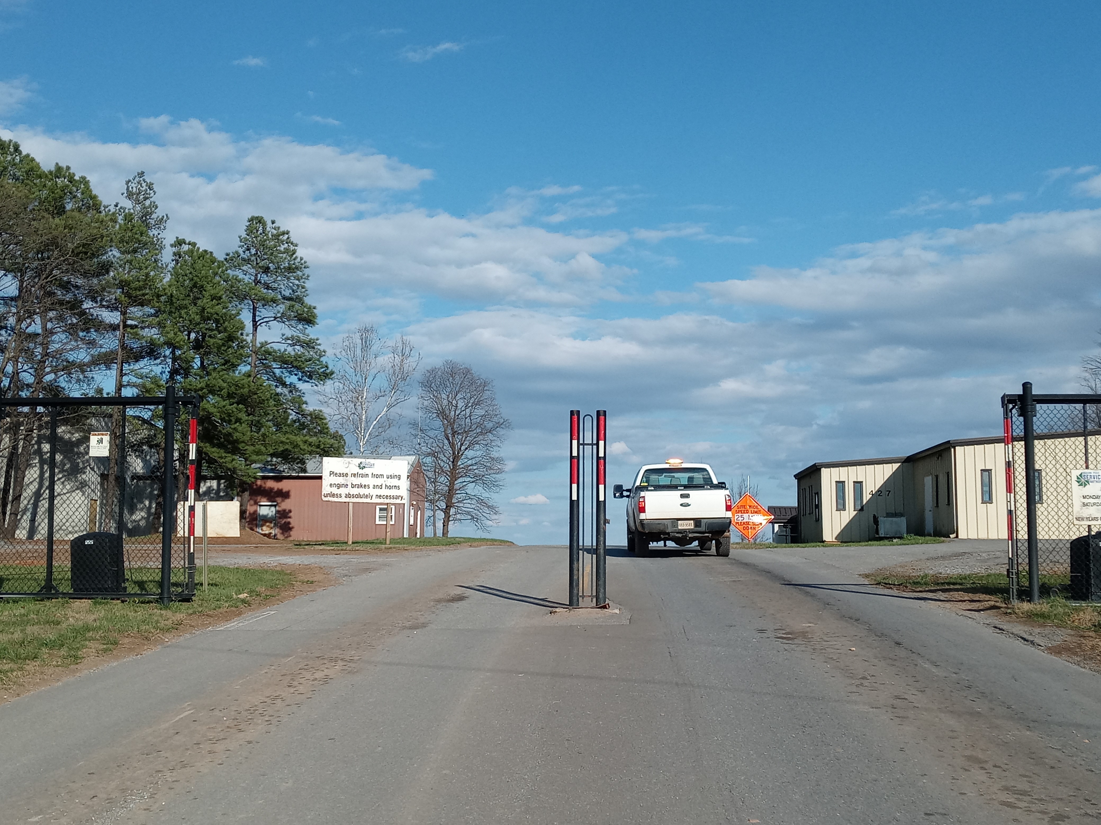 main gate open